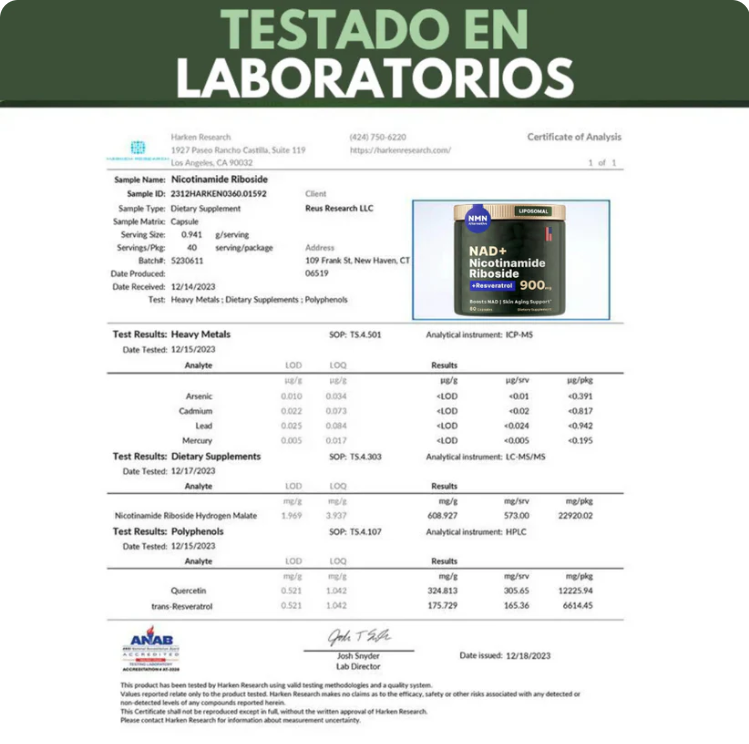 NAD – ENERGÍA CELULAR Y BIENESTAR AVANZADO