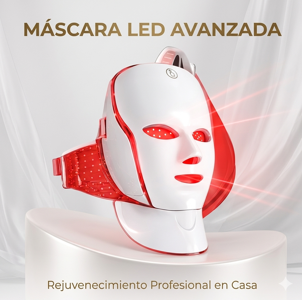 DermaLux Led Mascarilla Rejuvenecedora + Sérum GRATIS