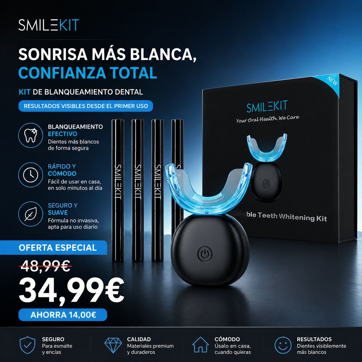 Luminex Kit de Blanqueamiento Dental